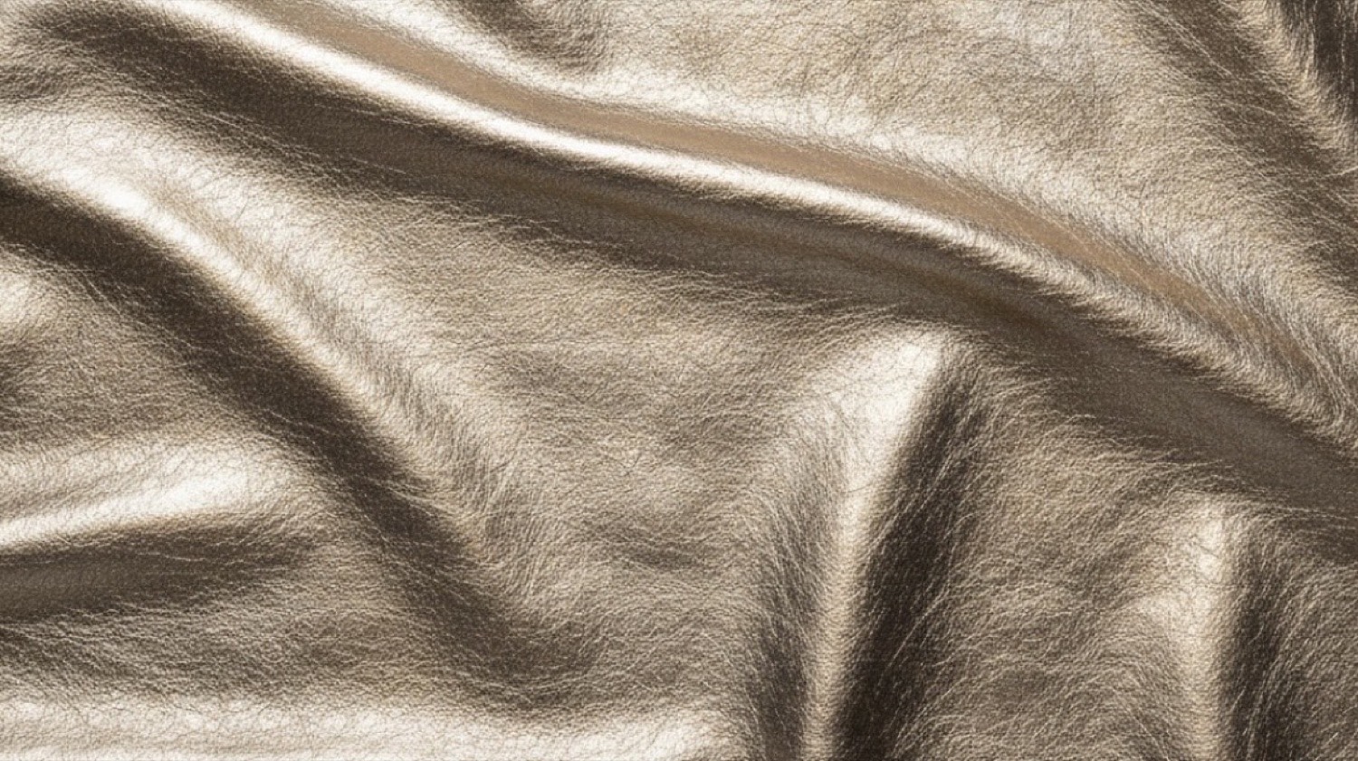 Metallic-finished leather &mdash; tannery-applied or added later