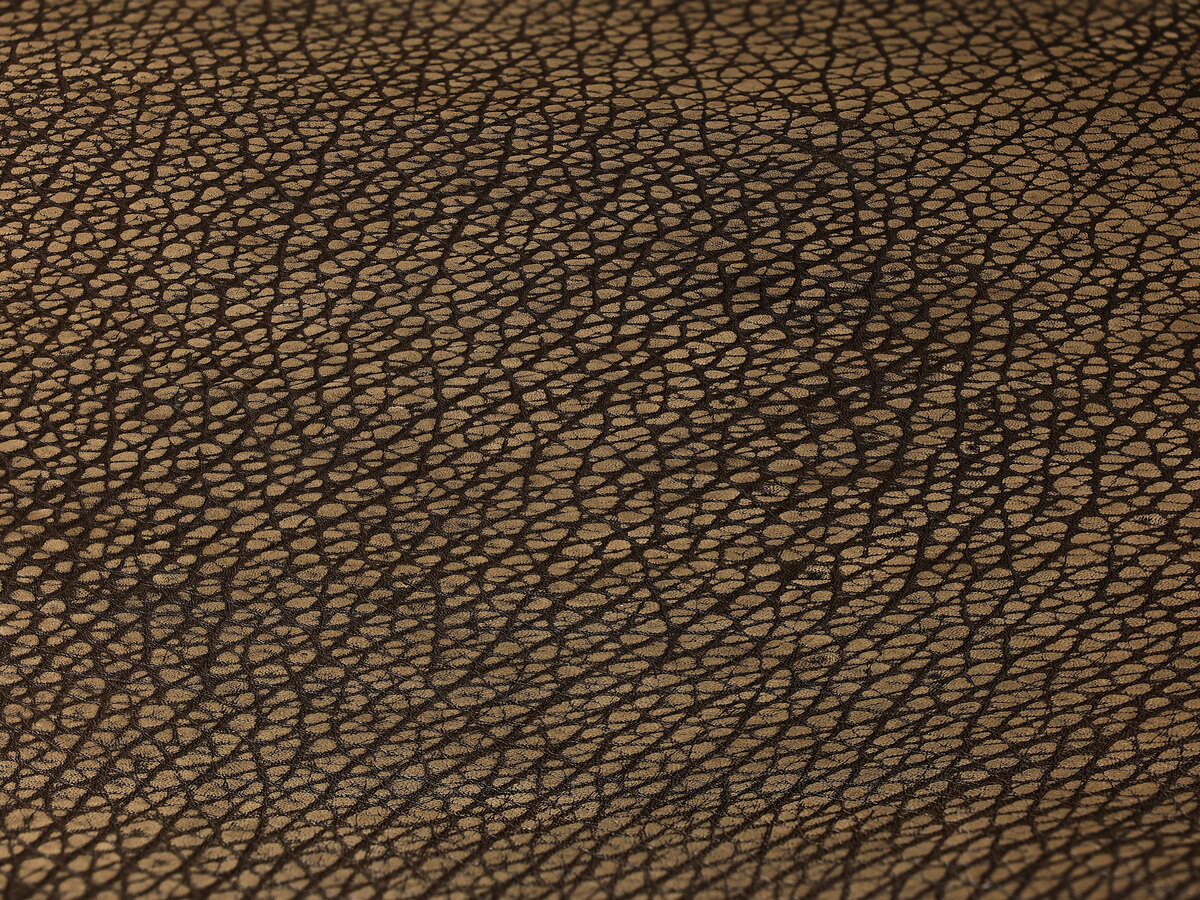 Nubuck: the outer grain sanded to a fine tight nap